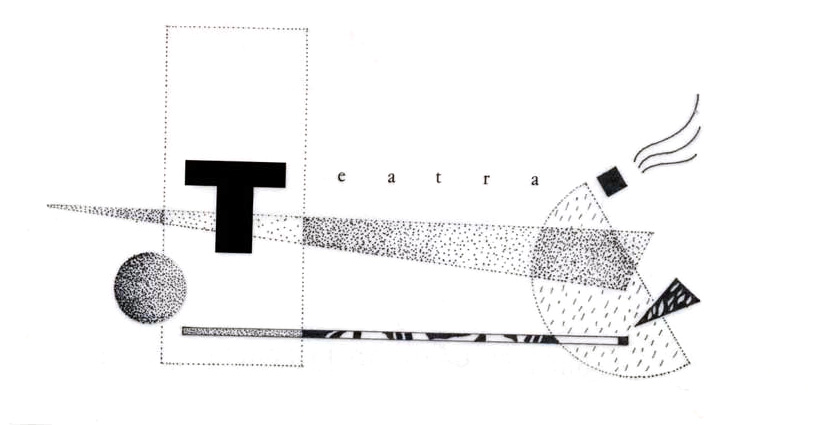 Logotipo y retrato de la revista Teatra